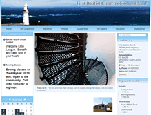 Tablet Screenshot of firstbaptistjohnsisland.com